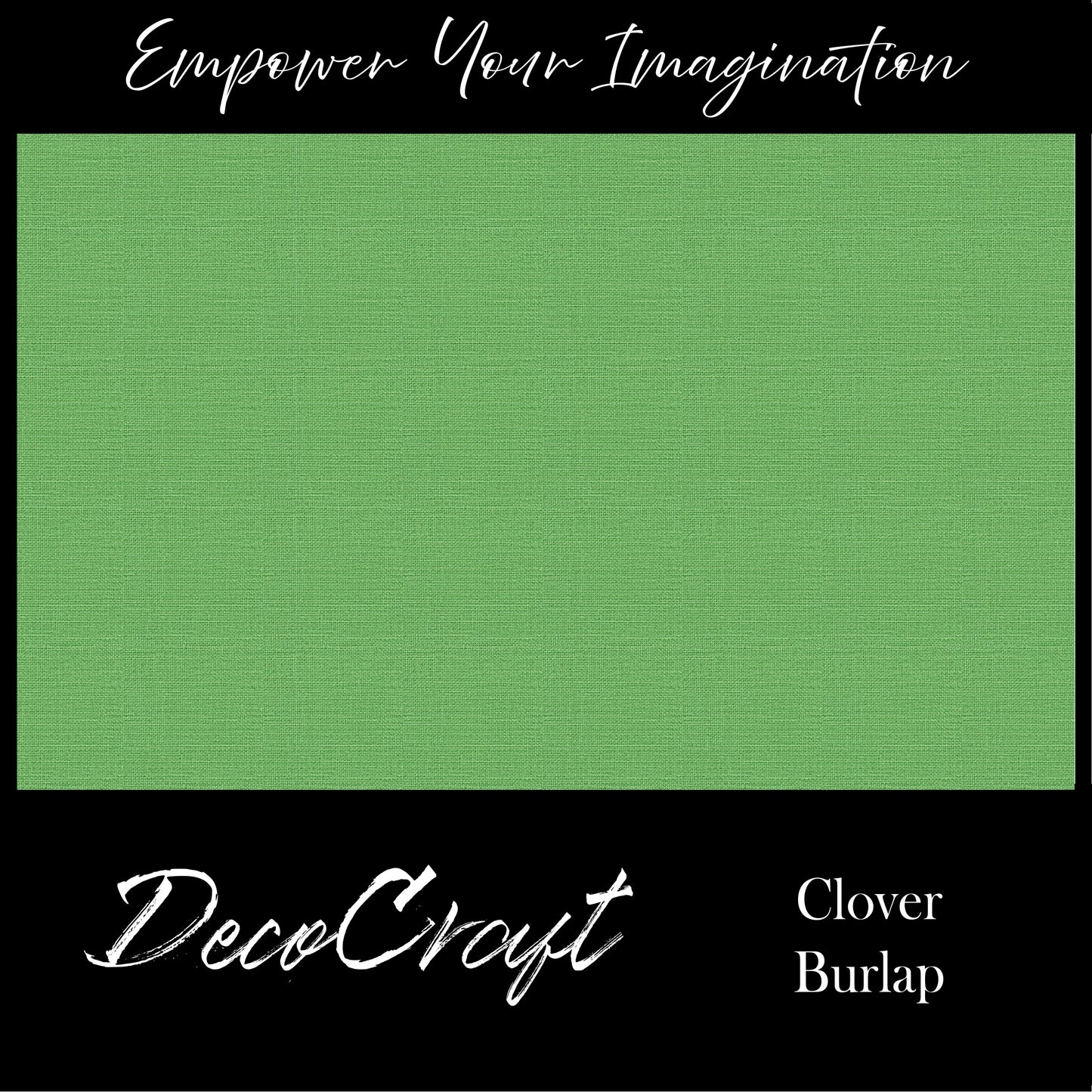 DecoCraft - Textures - Burlap Solids - Clover Green