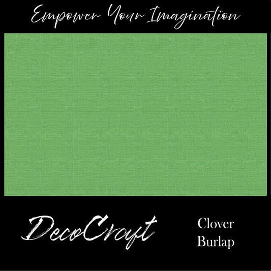 DecoCraft - Textures - Burlap Solids - Clover Green