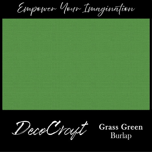 DecoCraft - Textures - Burlap Solids - Grass Green
