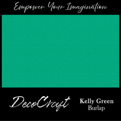 DecoCraft - Textures - Burlap Solids - Kelly Green