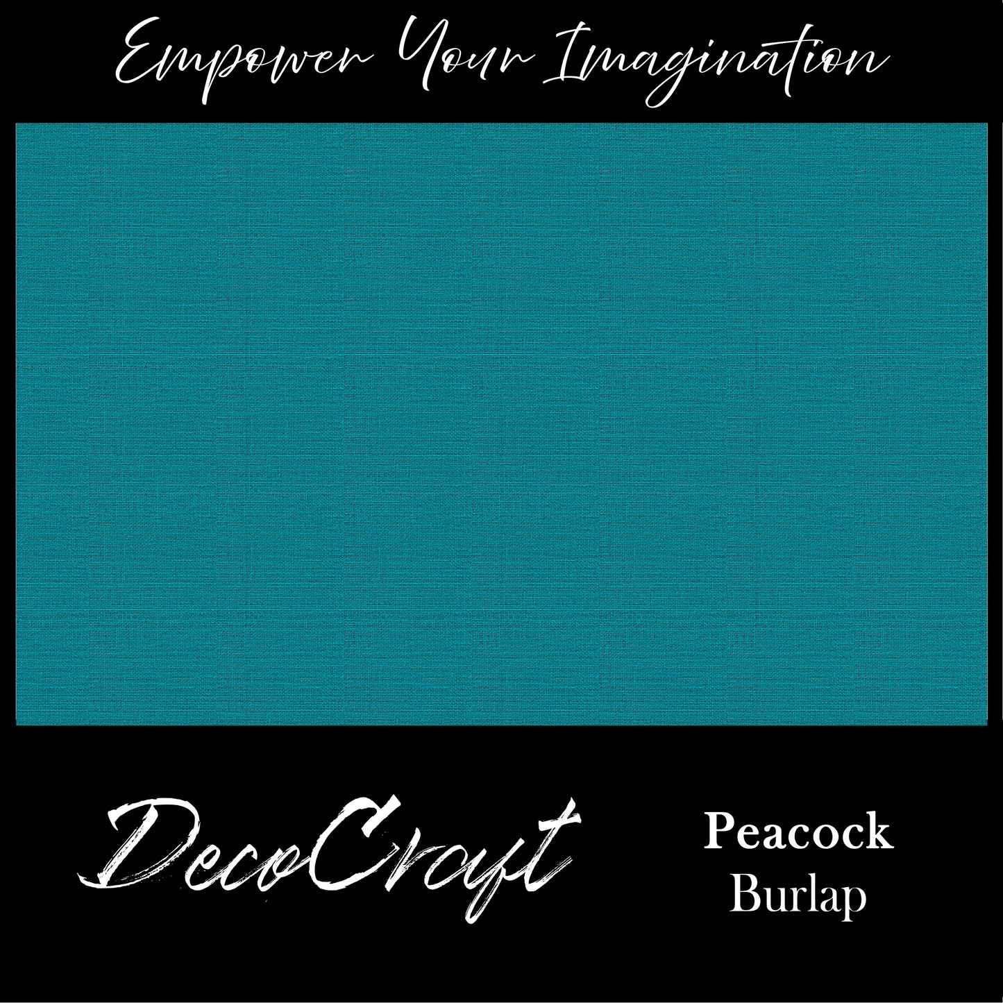 DecoCraft - Textures - Burlap Solids - Peacock