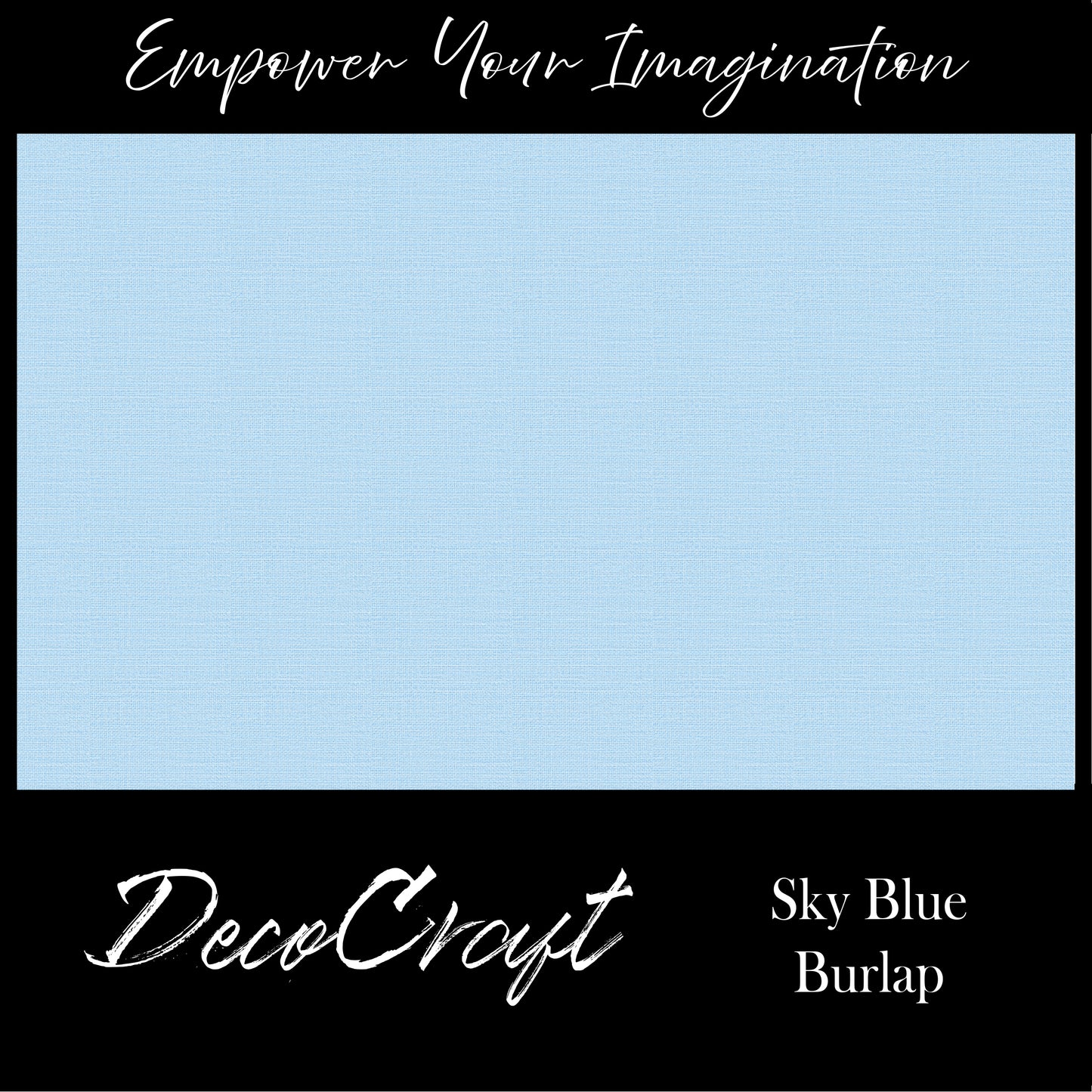 DecoCraft - Textures - Burlap Solids - Sky Blue