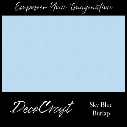DecoCraft - Textures - Burlap Solids - Sky Blue