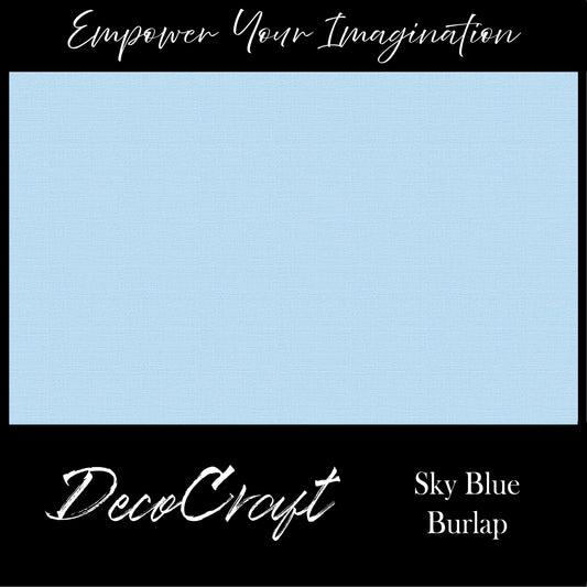 DecoCraft - Textures - Burlap Solids - Sky Blue