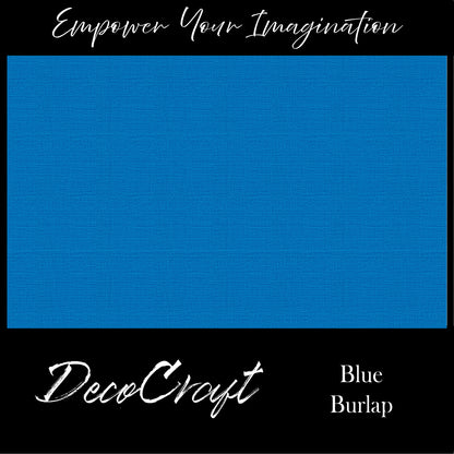 DecoCraft - Textures - Burlap Solids - Blue