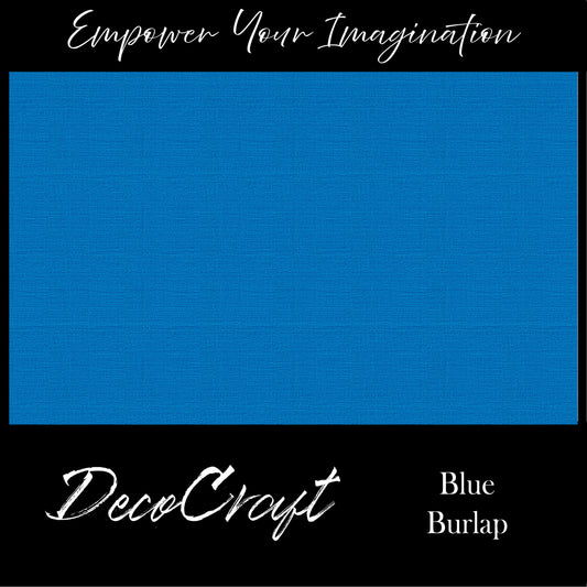 DecoCraft - Textures - Burlap Solids - Blue