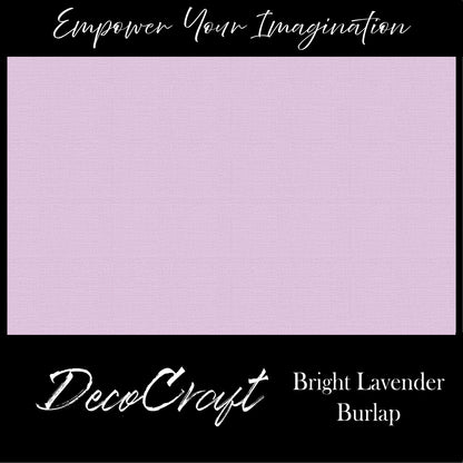 DecoCraft - Textures - Burlap Solids - Lavender