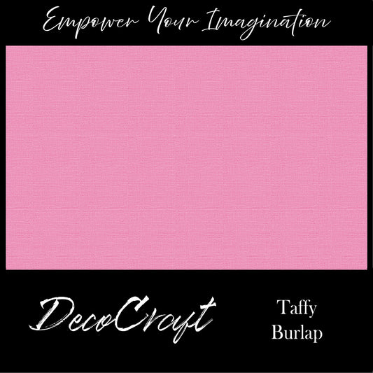 DecoCraft - Textures - Burlap Solids - Taffy