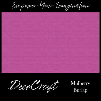 DecoCraft - Textures - Burlap Solids - Mulberry