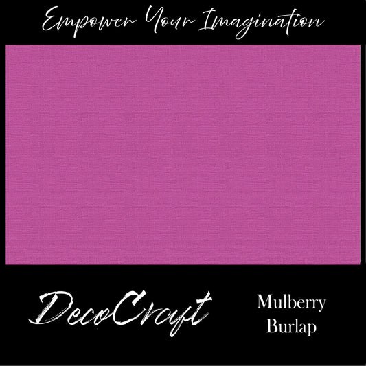 DecoCraft - Textures - Burlap Solids - Mulberry