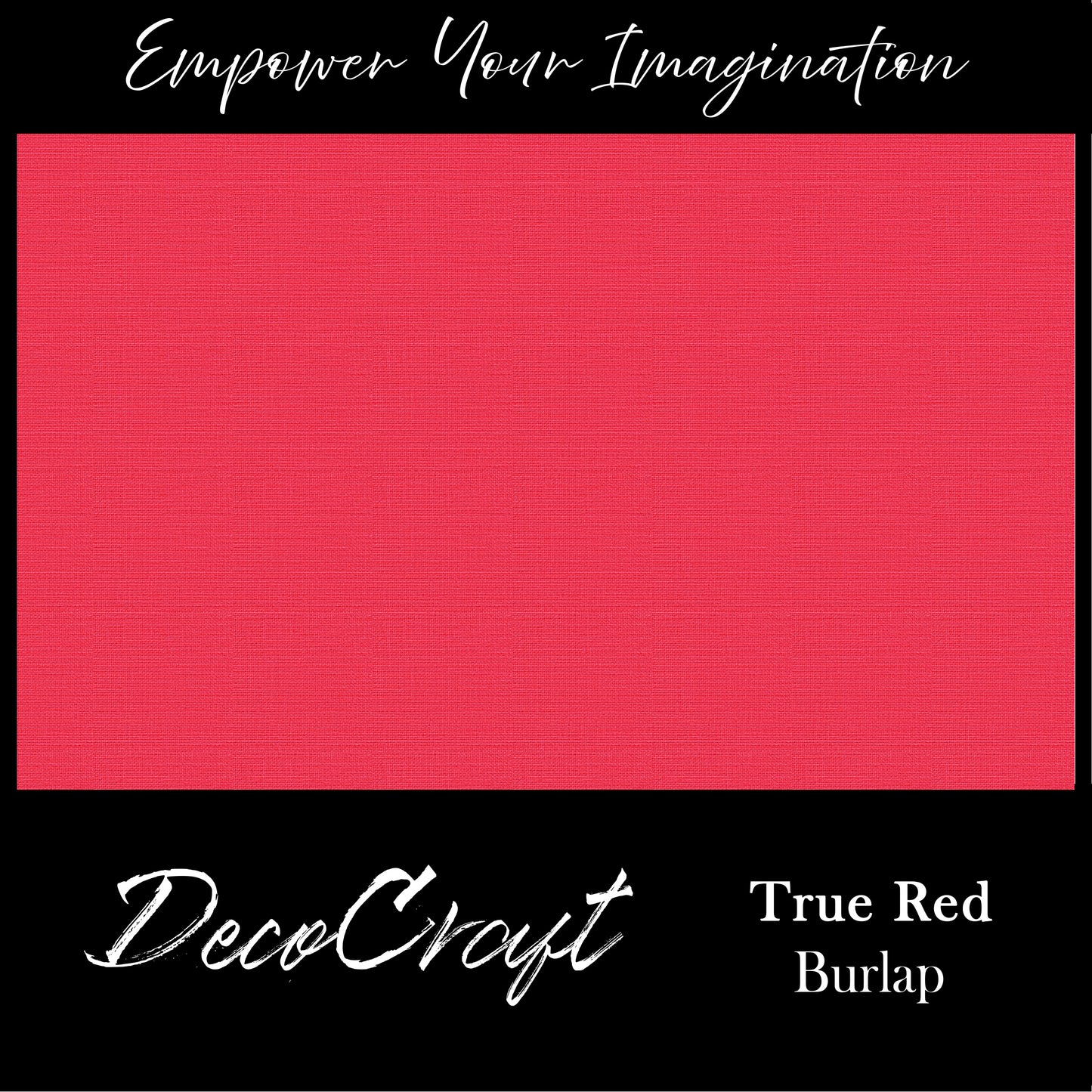 DecoCraft - Textures - Burlap Solids - True Red