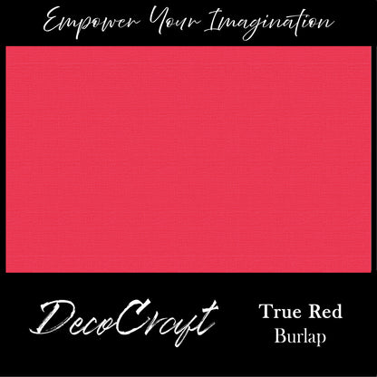 DecoCraft - Textures - Burlap Solids - True Red