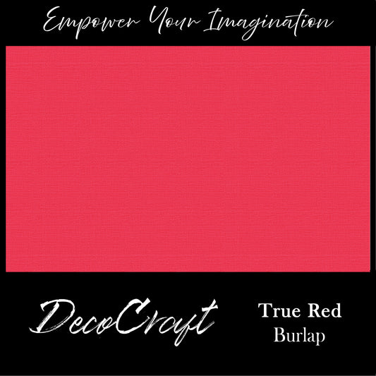 DecoCraft - Textures - Burlap Solids - True Red