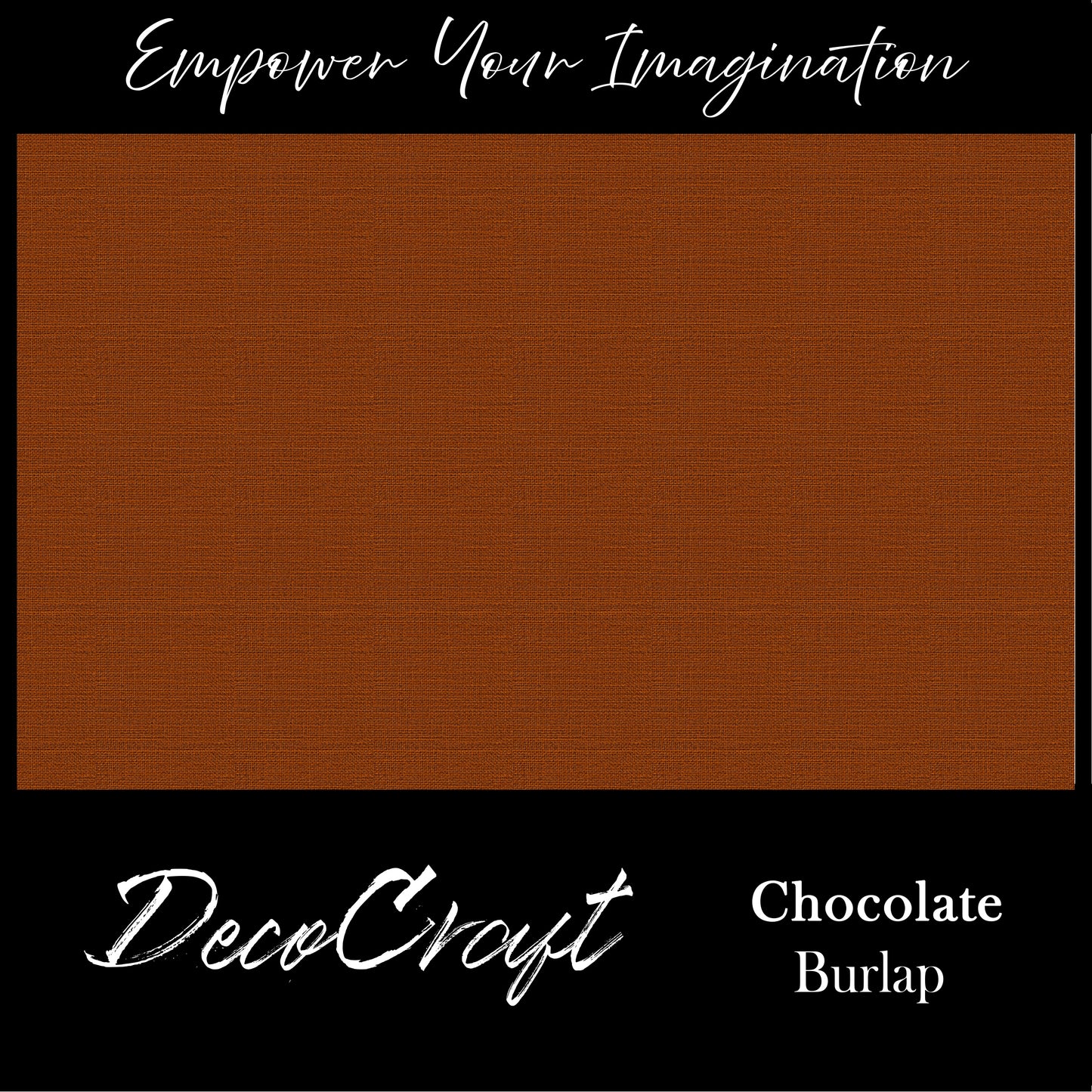 DecoCraft - Textures - Burlap Solids - Chocolate