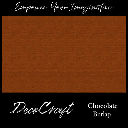 DecoCraft - Textures - Burlap Solids - Chocolate