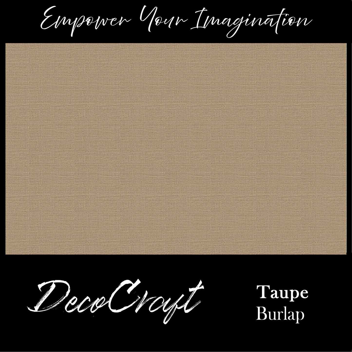 DecoCraft - Textures - Burlap Solids - Taupe