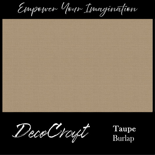 DecoCraft - Textures - Burlap Solids - Taupe