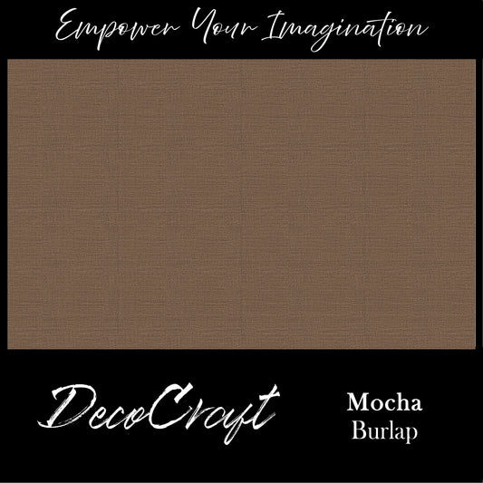 DecoCraft - Textures - Burlap Solids - Mocha