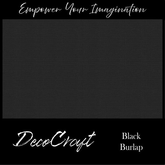 DecoCraft - Textures - Burlap Solids - Black