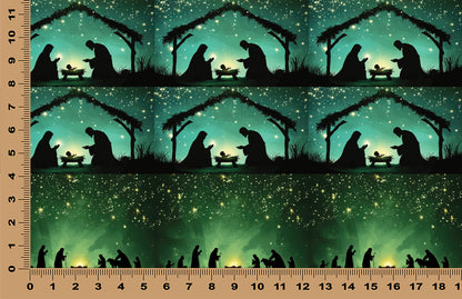 DecoCraft - Christmas - Nativity Green