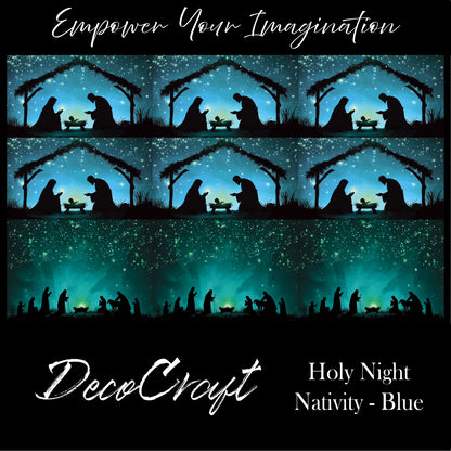 DecoCraft - Christmas - Nativity Blue
