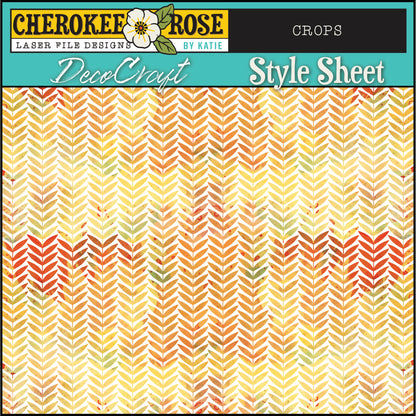 DecoCraft - Cherokee Rose - Style Sheet - Crops