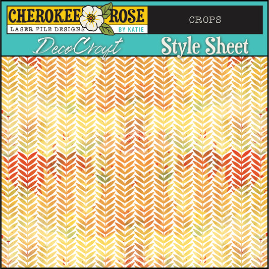 DecoCraft - Cherokee Rose - Style Sheet - Crops
