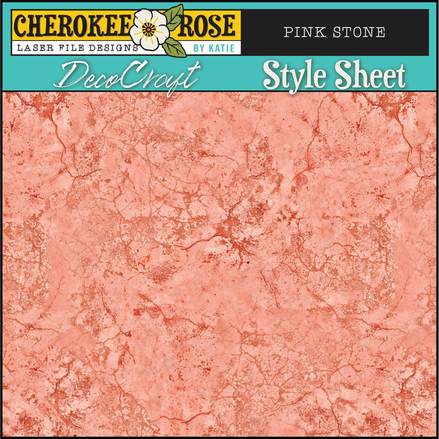 DecoCraft - Cherokee Rose - Style Sheet - Pink Stone