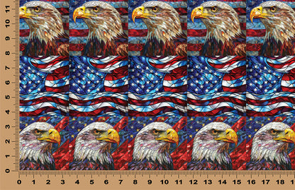 DecoCraft - Elevated Texture - Cherokee Rose - Realistic Stained Glass - American Eagle