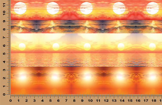 DecoCraft - Skies and Landscapes - Sunset Sampler