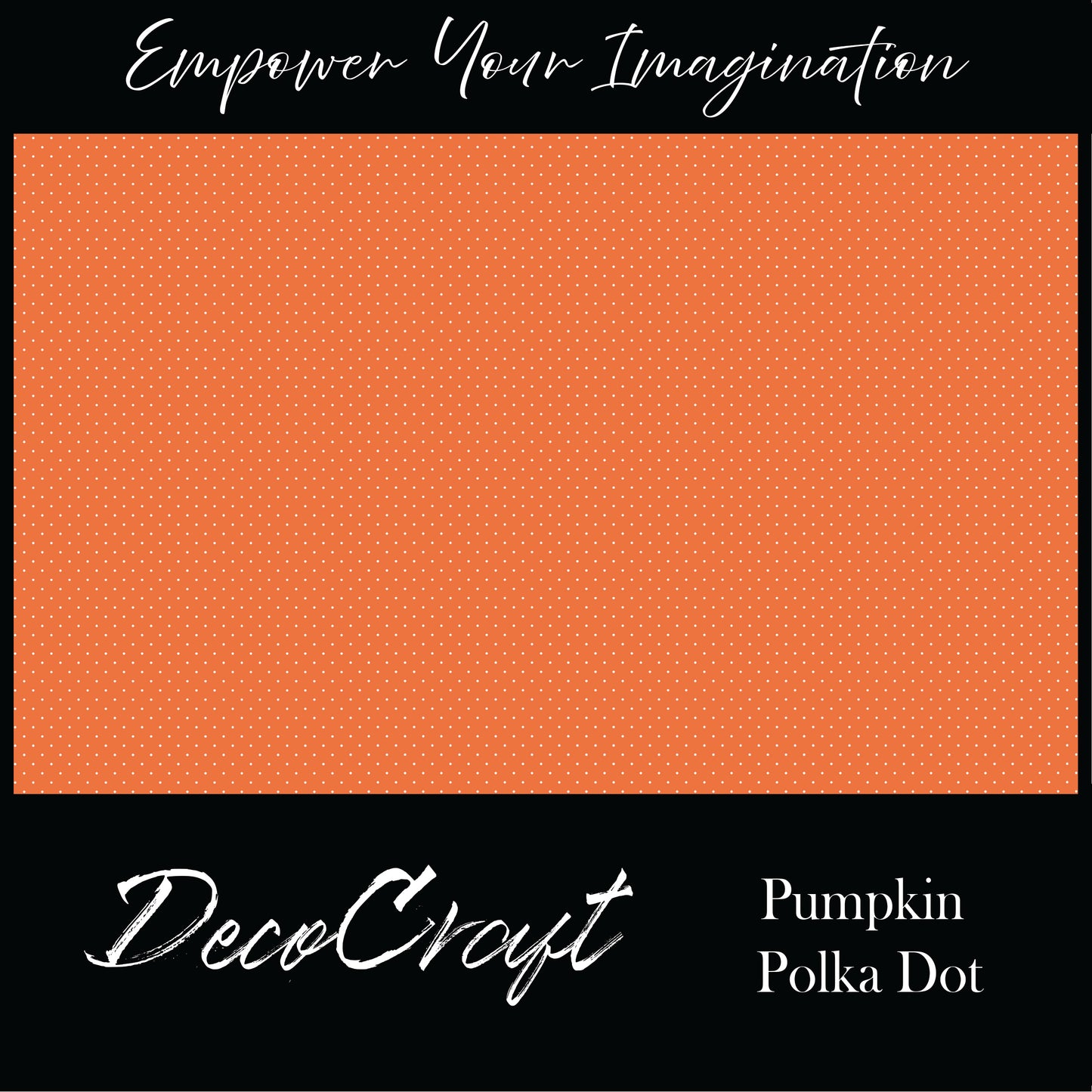 DecoCraft - Polka Dots - Pumpkin Dots