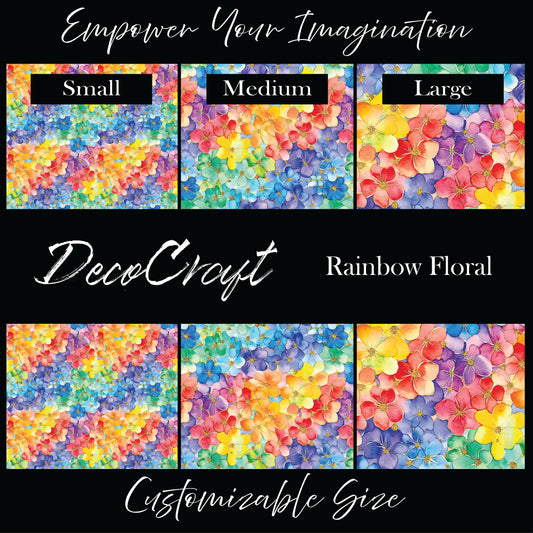 DecoCraft - Flowers & Greenery - Rainbow Floral