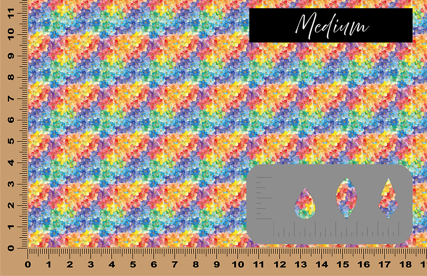 DecoCraft - Flowers & Greenery - Rainbow Floral