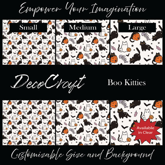 DecoCraft - Halloween - Boo Kitties