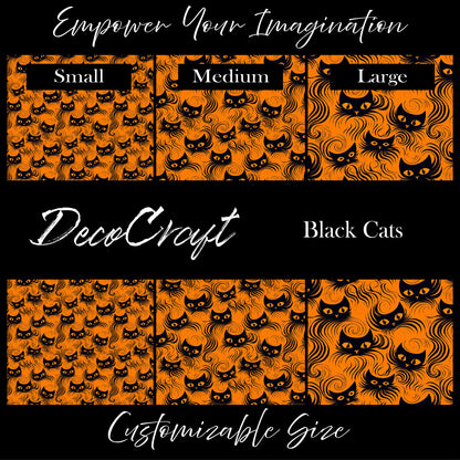 DecoCraft - Halloween - Black Cats