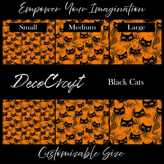 DecoCraft - Halloween - Black Cats