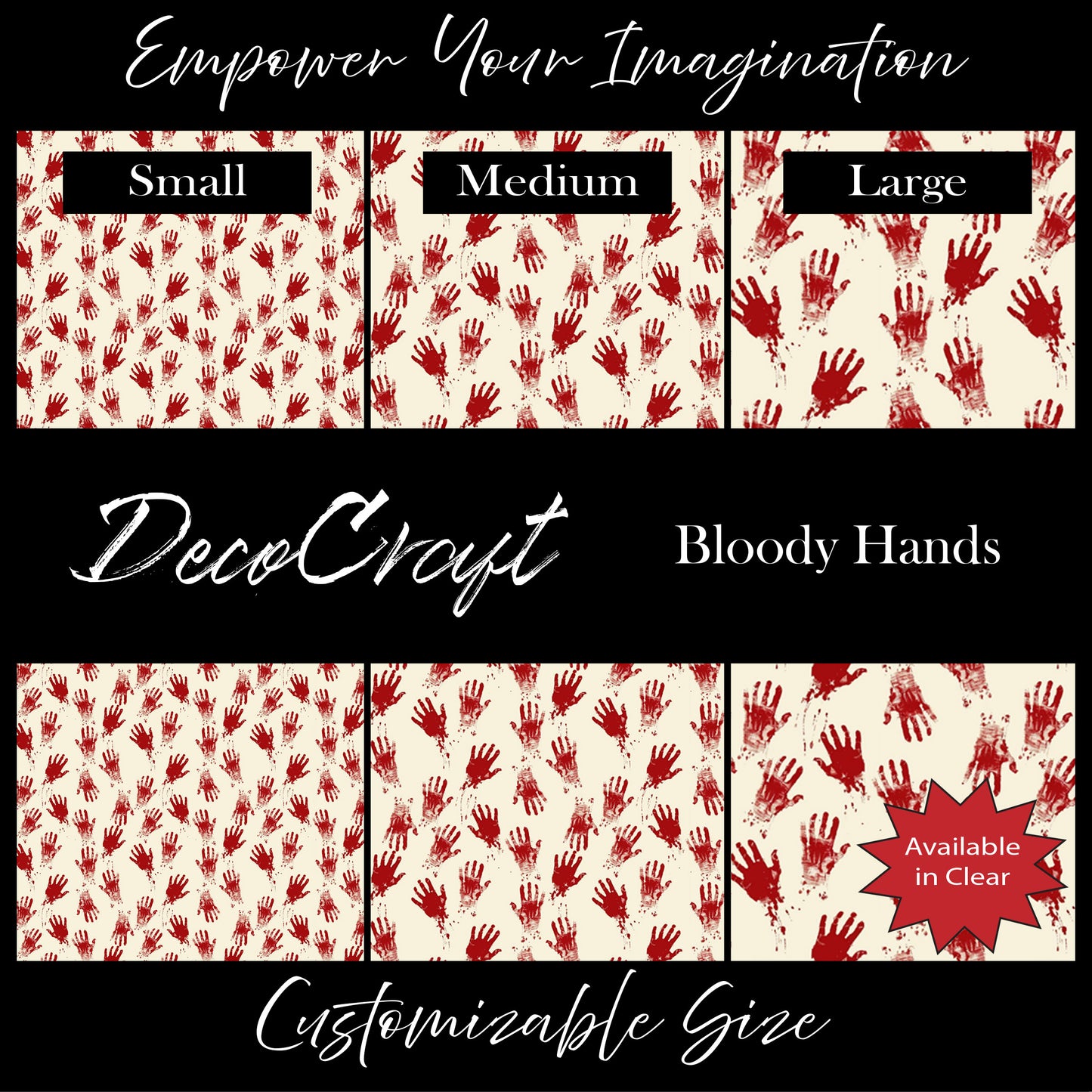 DecoCraft - Halloween - Bloody Hands