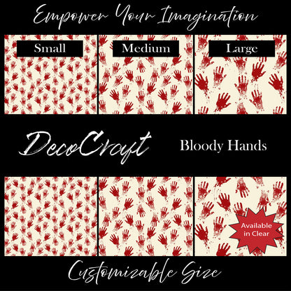 DecoCraft - Halloween - Bloody Hands