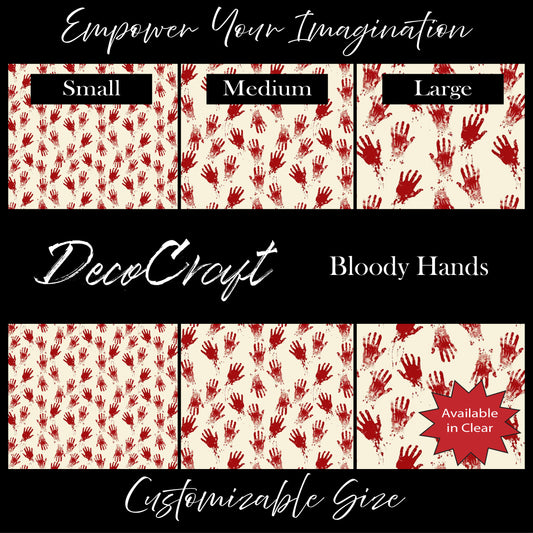 DecoCraft - Halloween - Bloody Hands