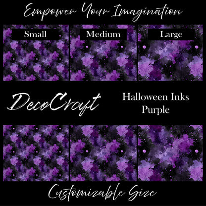 DecoCraft - Halloween - Abstract Inks - Purple
