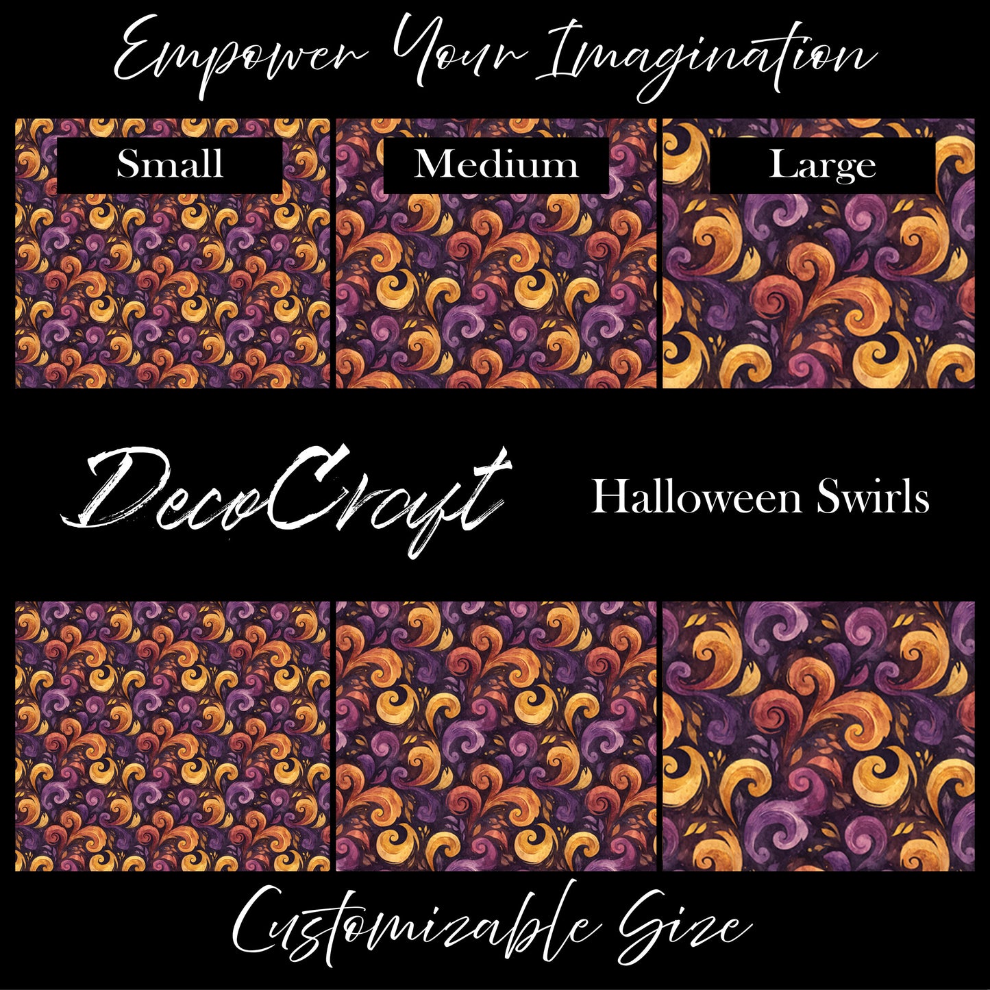 DecoCraft - Halloween - Swirls