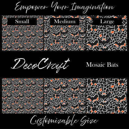 DecoCraft - Halloween - Mosaic Bats