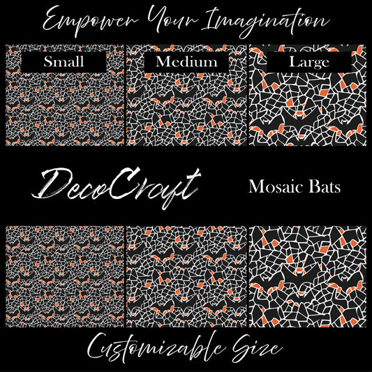 DecoCraft - Halloween - Mosaic Bats