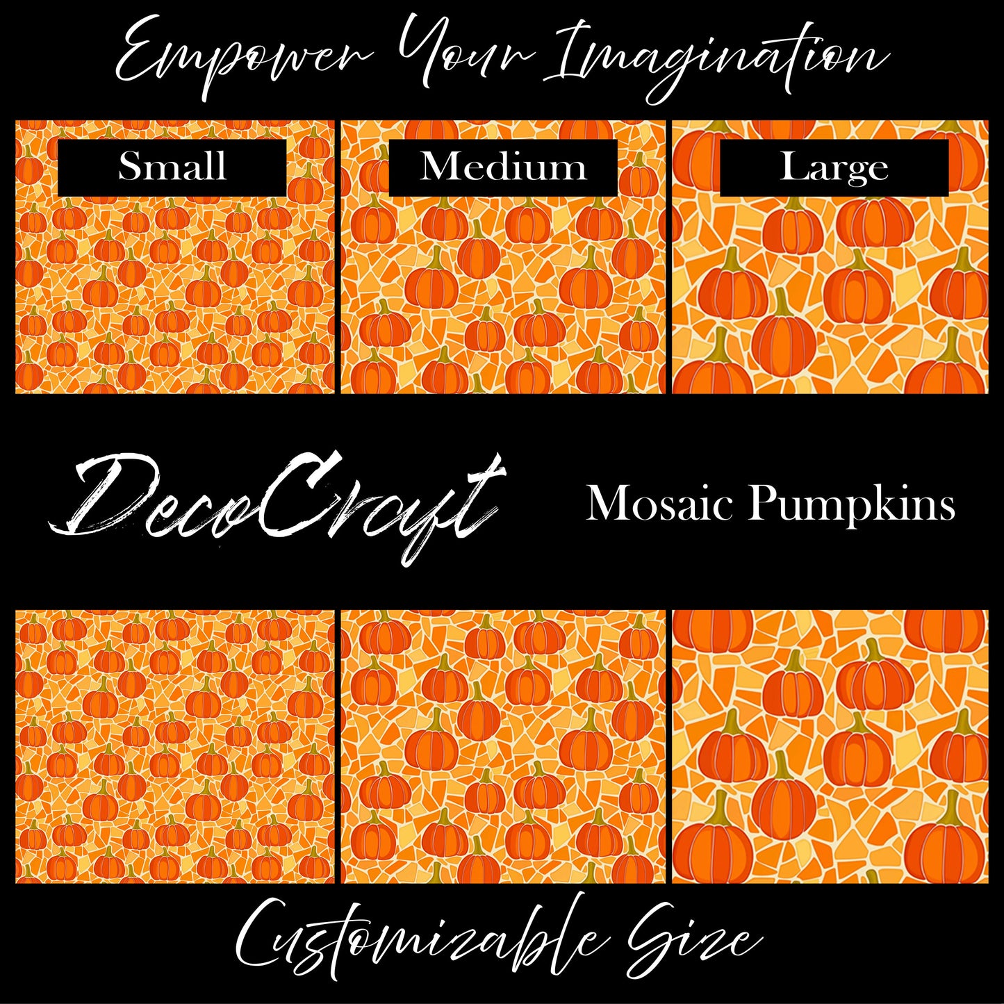 DecoCraft - Halloween - Mosaic Pumpkins