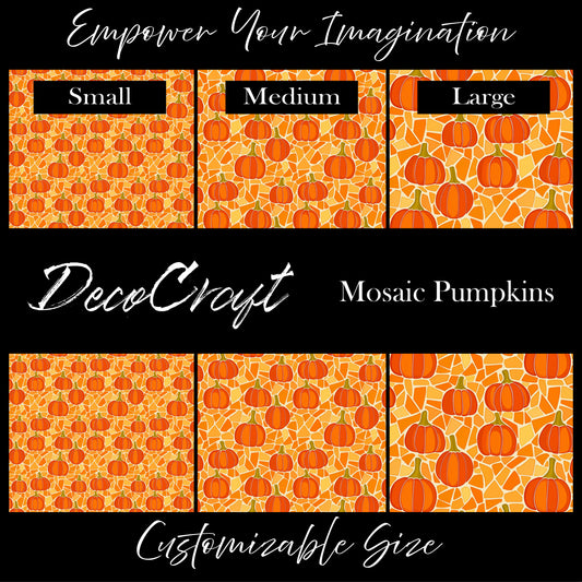 DecoCraft - Halloween - Mosaic Pumpkins