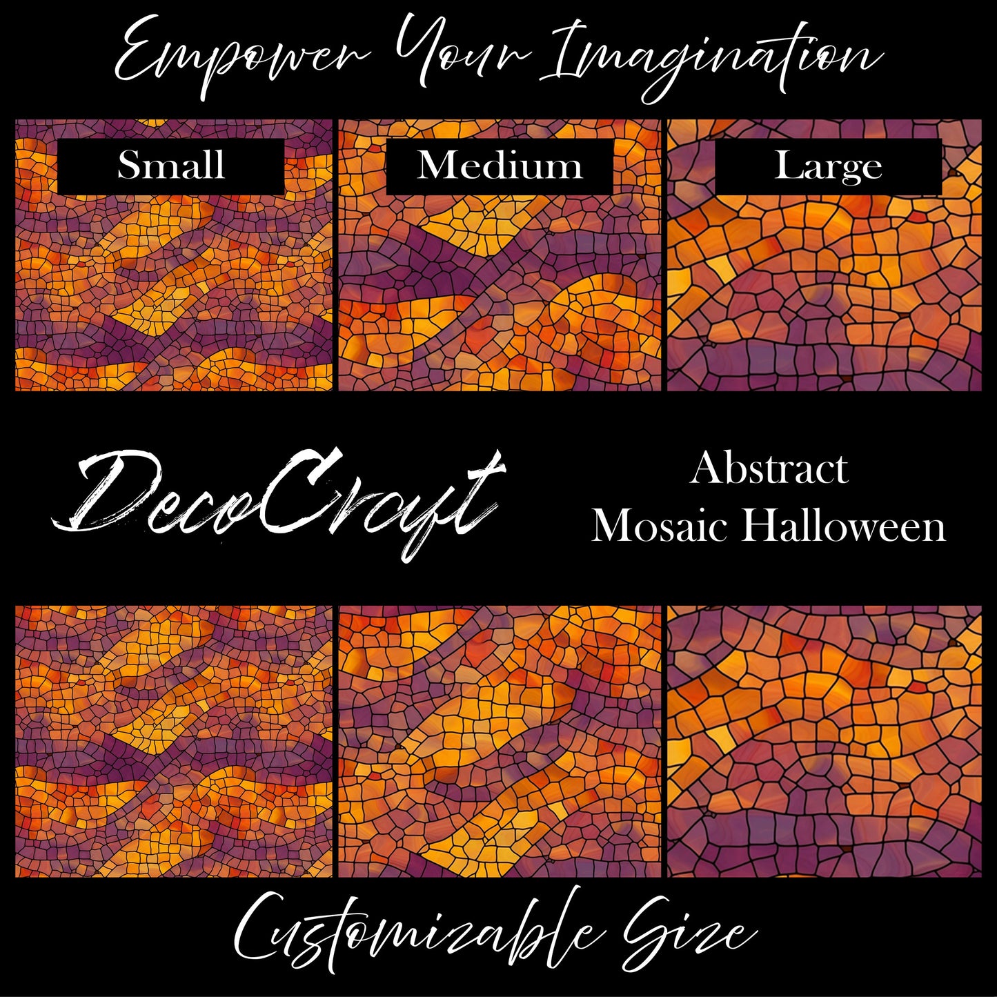 DecoCraft - Halloween - Abstract Mosaic