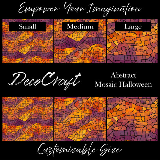 DecoCraft - Halloween - Abstract Mosaic