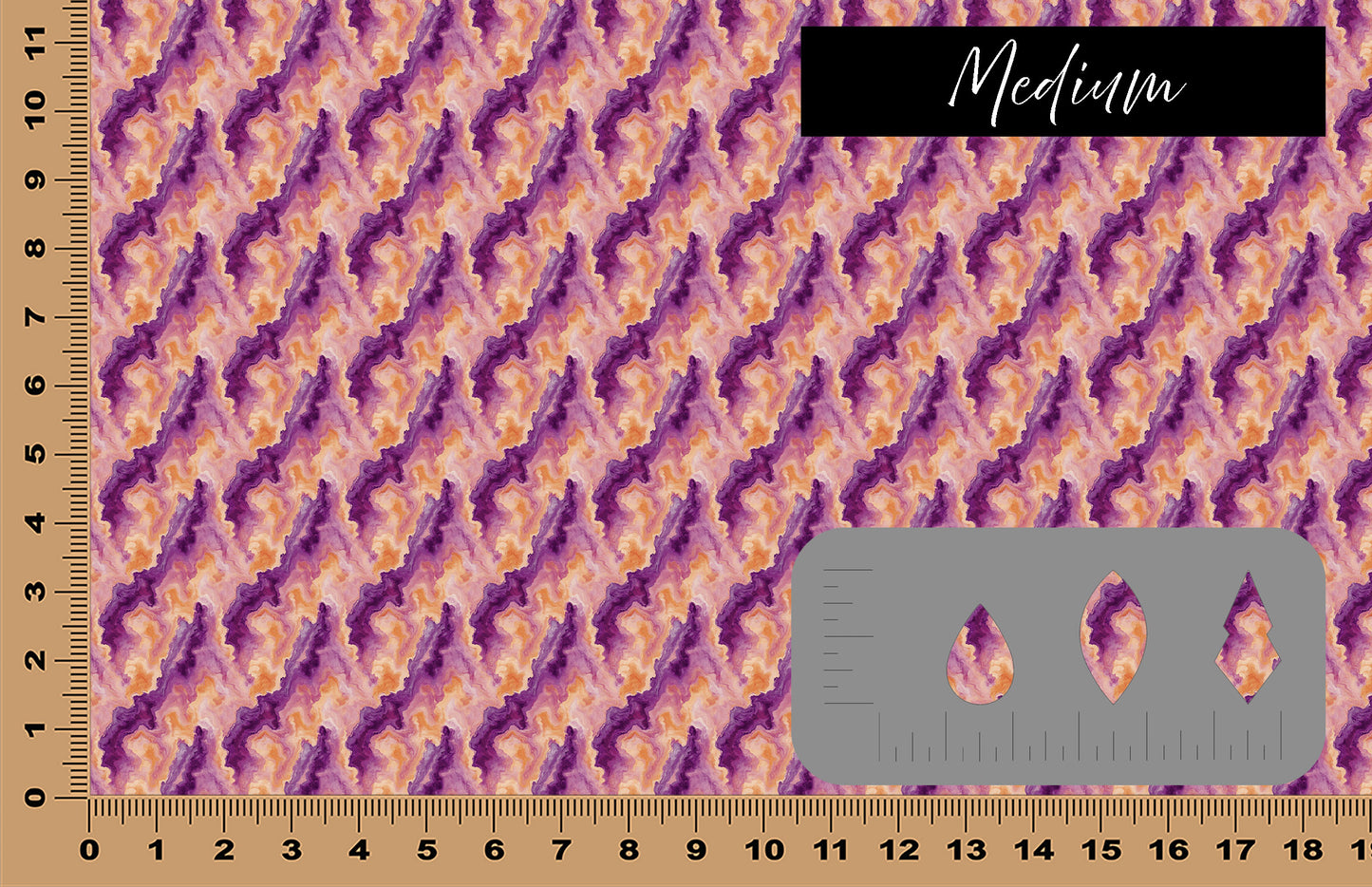 DecoCraft - Marble - Abstract Cream Purple