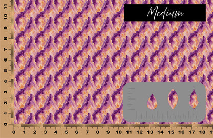 DecoCraft - Marble - Abstract Cream Purple