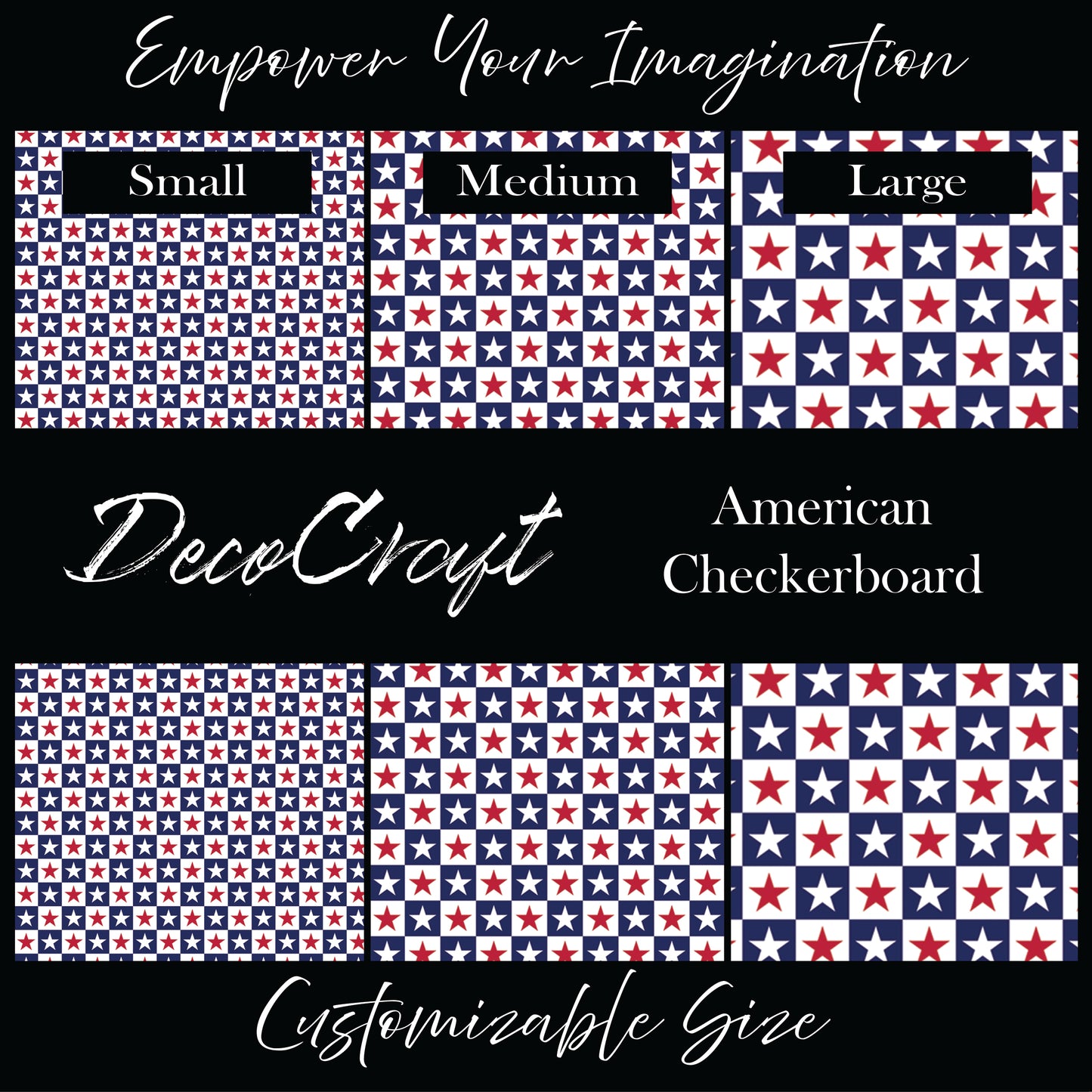 DecoCraft - Americana - Checkerboard
